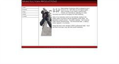 Desktop Screenshot of bsullivanproductions.com